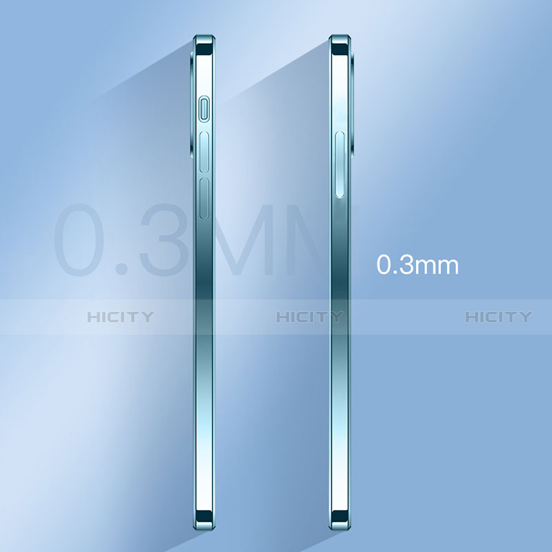Custodia Silicone Trasparente Ultra Sottile Cover Morbida H10 per Apple iPhone 13