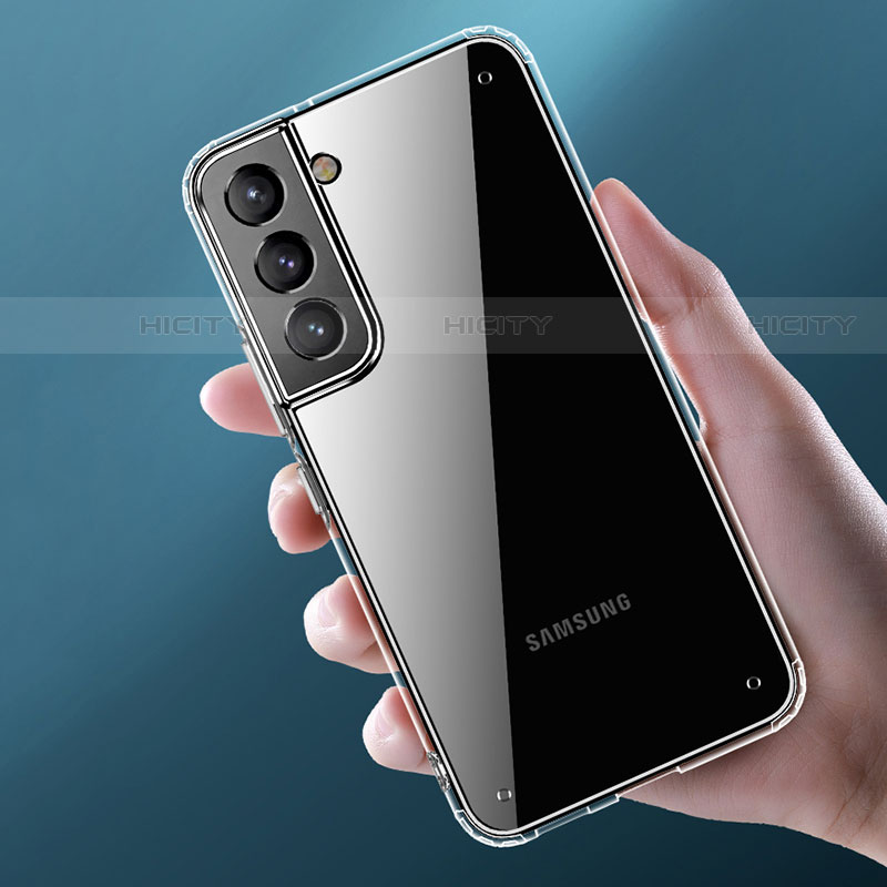 Custodia Silicone Trasparente Ultra Sottile Cover Morbida H10 per Samsung Galaxy S21 Plus 5G
