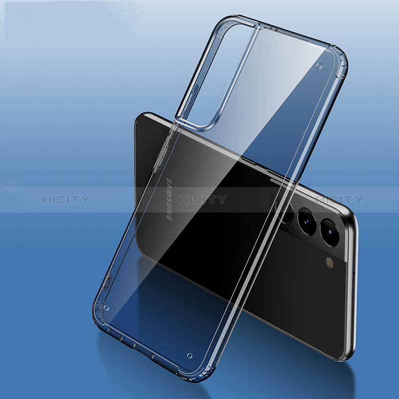 Custodia Silicone Trasparente Ultra Sottile Cover Morbida H10 per Samsung Galaxy S24 5G Grigio
