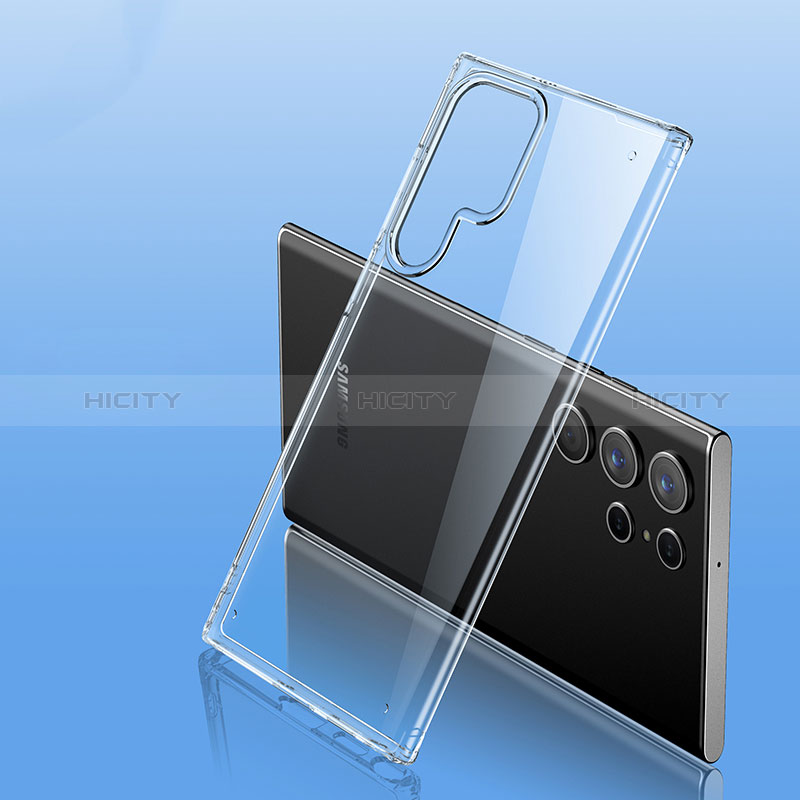 Custodia Silicone Trasparente Ultra Sottile Cover Morbida H10 per Samsung Galaxy S24 Ultra 5G