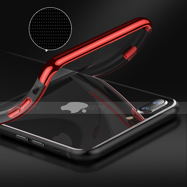 Custodia Silicone Trasparente Ultra Sottile Cover Morbida HC02 per Apple iPhone 8 Plus