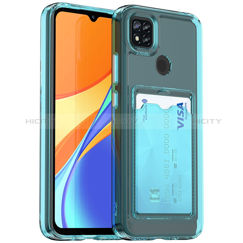 Custodia Silicone Trasparente Ultra Sottile Cover Morbida HD1 per Xiaomi Redmi 9 India