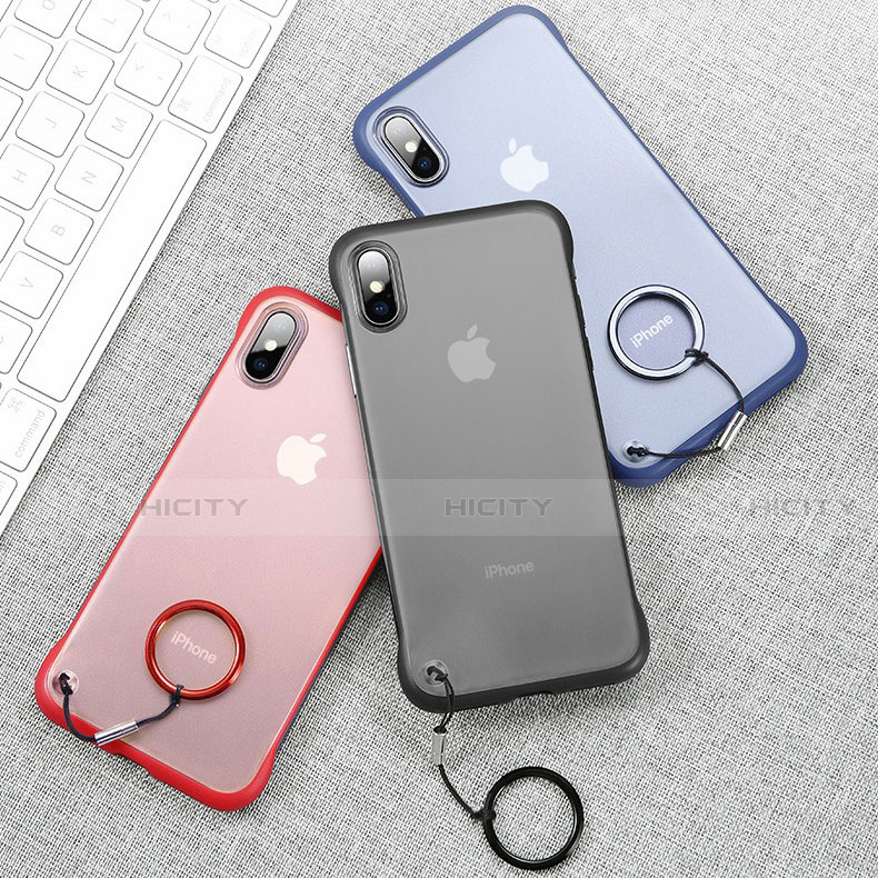 Custodia Silicone Trasparente Ultra Sottile Cover Morbida HT01 per Apple iPhone X