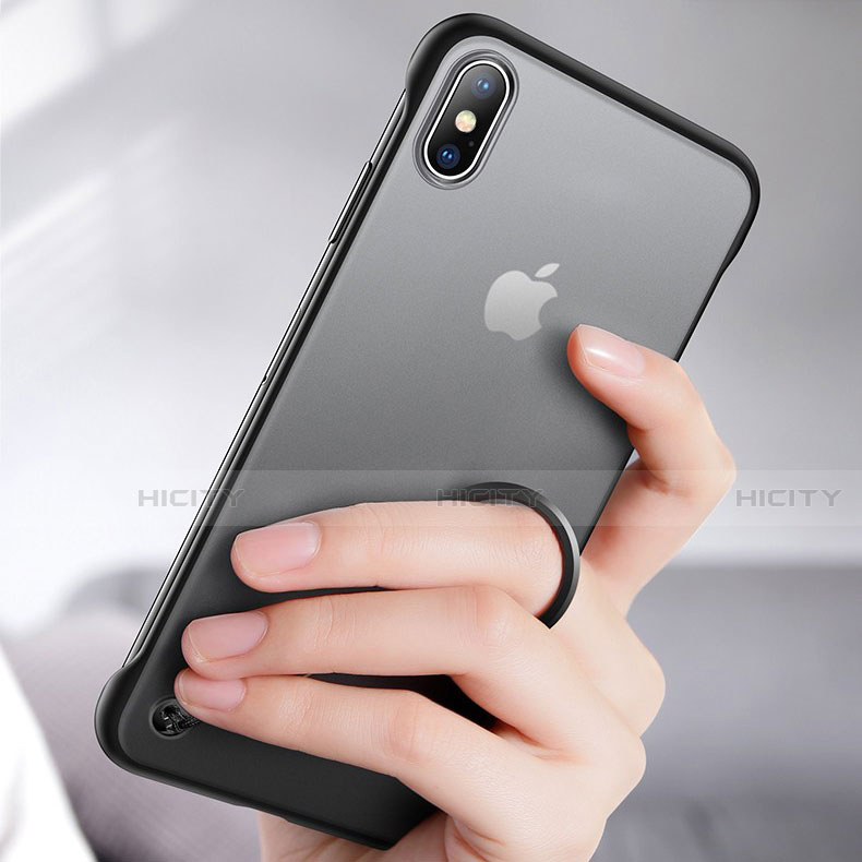 Custodia Silicone Trasparente Ultra Sottile Cover Morbida HT01 per Apple iPhone Xs Max