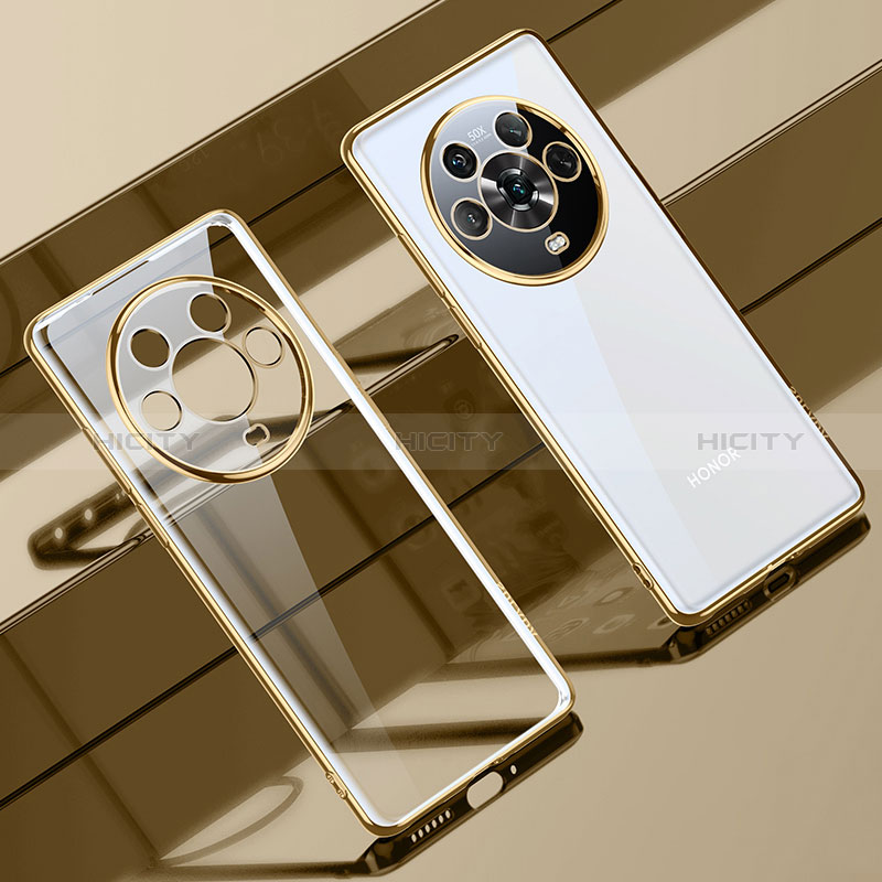 Custodia Silicone Trasparente Ultra Sottile Cover Morbida LD1 per Huawei Honor Magic4 5G