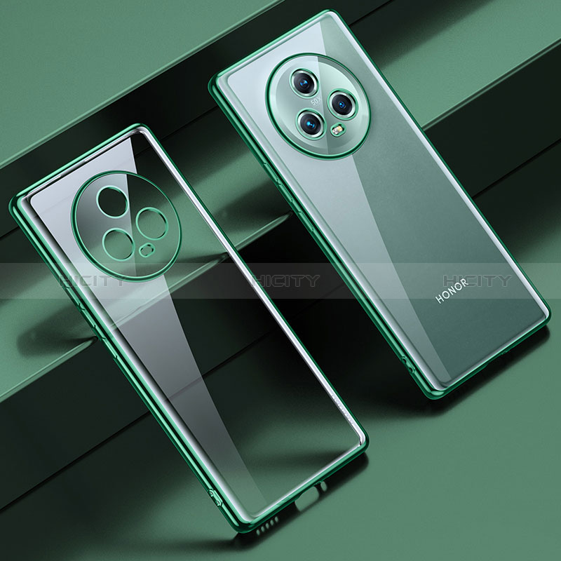 Custodia Silicone Trasparente Ultra Sottile Cover Morbida LD1 per Huawei Honor Magic5 5G