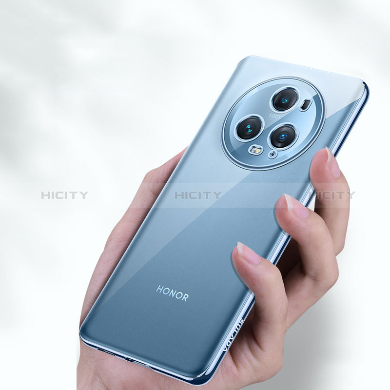 Custodia Silicone Trasparente Ultra Sottile Cover Morbida LD1 per Huawei Honor Magic5 Pro 5G