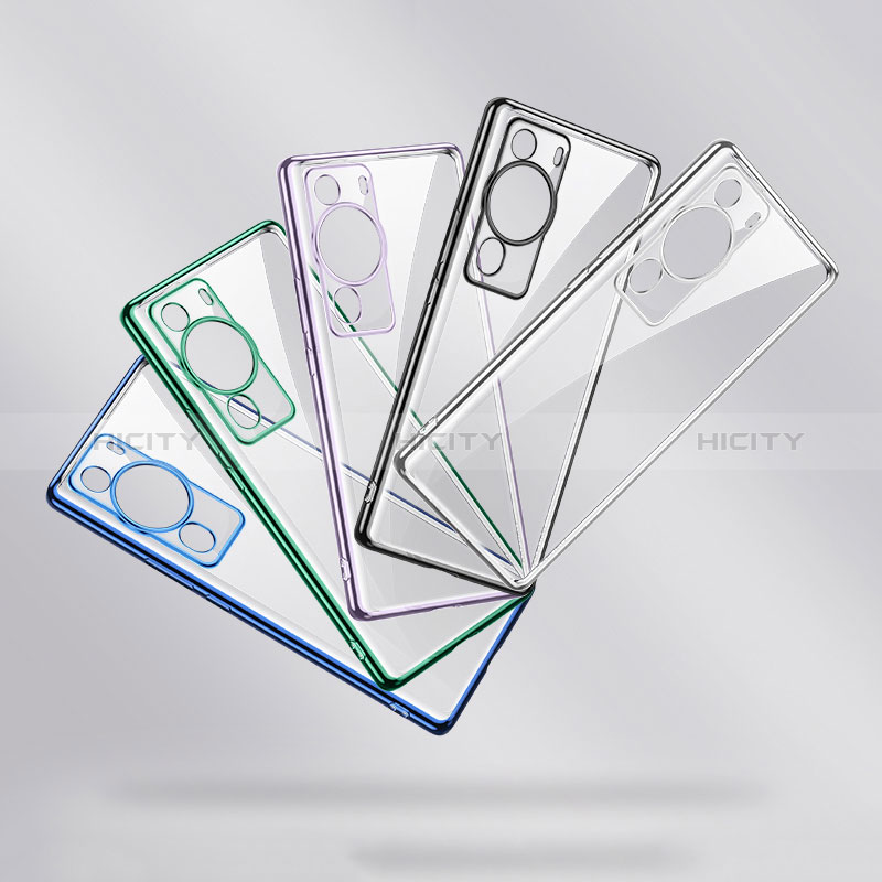 Custodia Silicone Trasparente Ultra Sottile Cover Morbida LD1 per Huawei P60