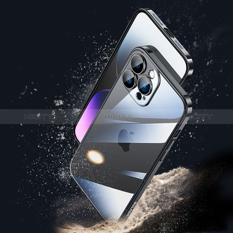 Custodia Silicone Trasparente Ultra Sottile Cover Morbida LD4 per Apple iPhone 13 Pro Max
