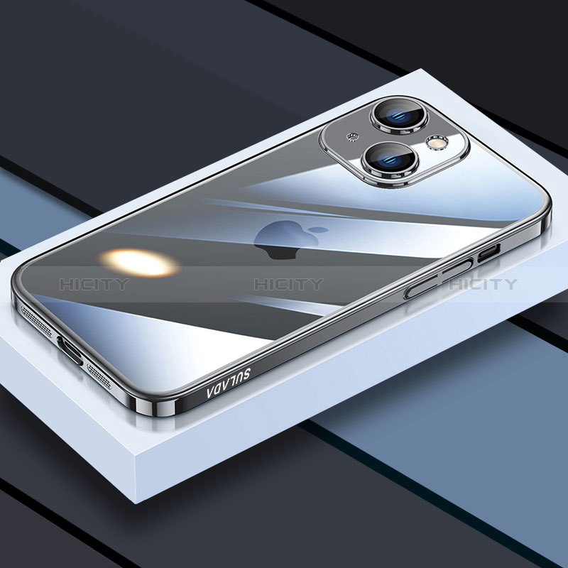 Custodia Silicone Trasparente Ultra Sottile Cover Morbida LD4 per Apple iPhone 14 Plus