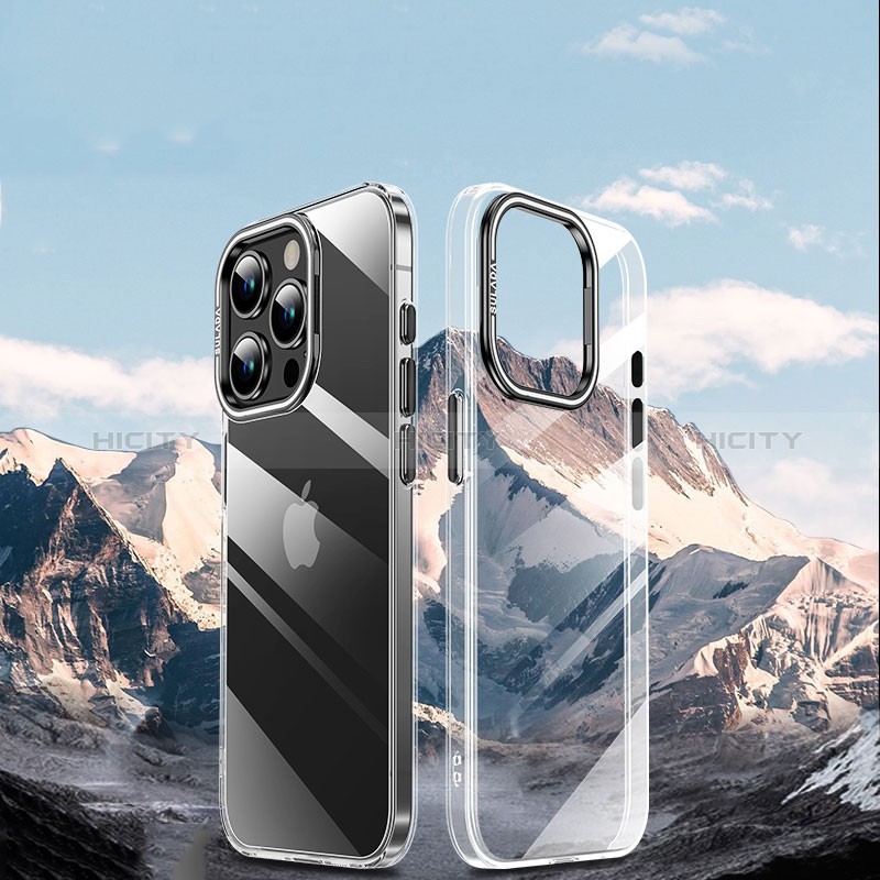 Custodia Silicone Trasparente Ultra Sottile Cover Morbida LD6 per Apple iPhone 14 Pro Max