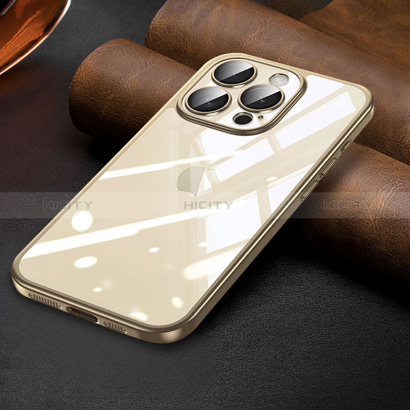 Custodia Silicone Trasparente Ultra Sottile Cover Morbida LD7 per Apple iPhone 14 Pro Max