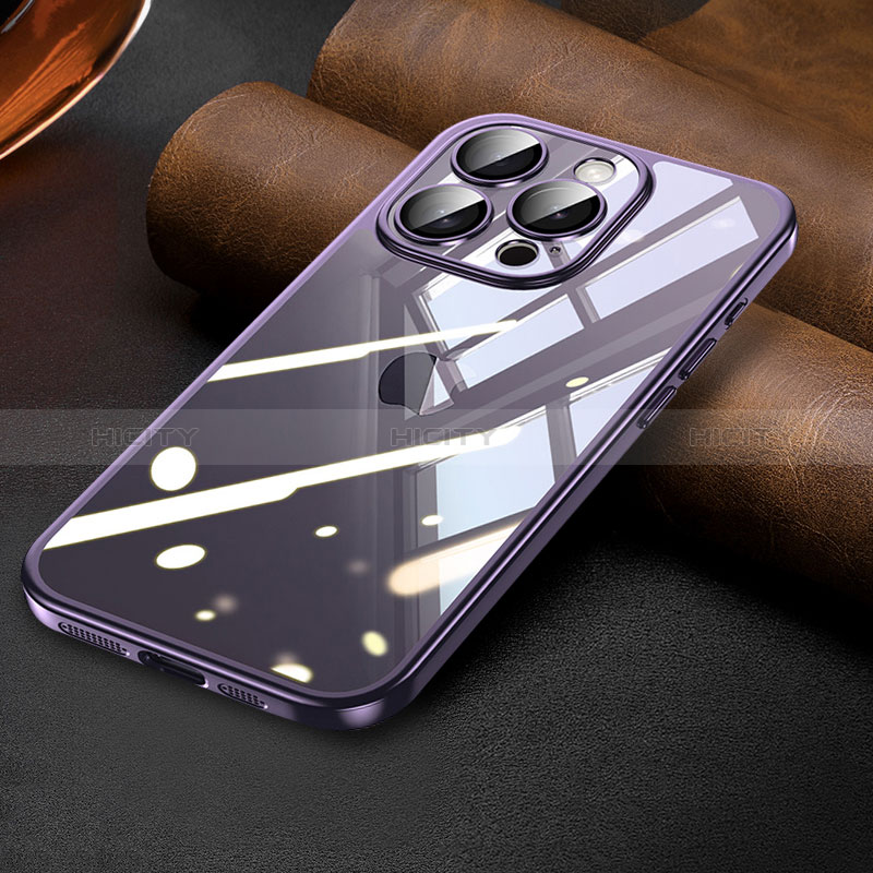 Custodia Silicone Trasparente Ultra Sottile Cover Morbida LD7 per Apple iPhone 15 Pro