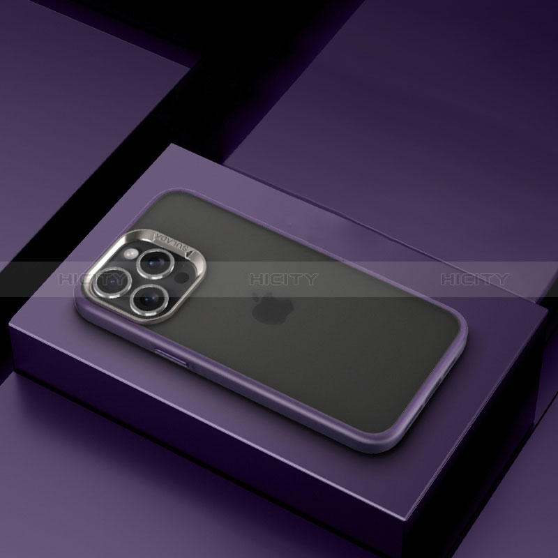 Custodia Silicone Trasparente Ultra Sottile Cover Morbida LD8 per Apple iPhone 15 Pro Max