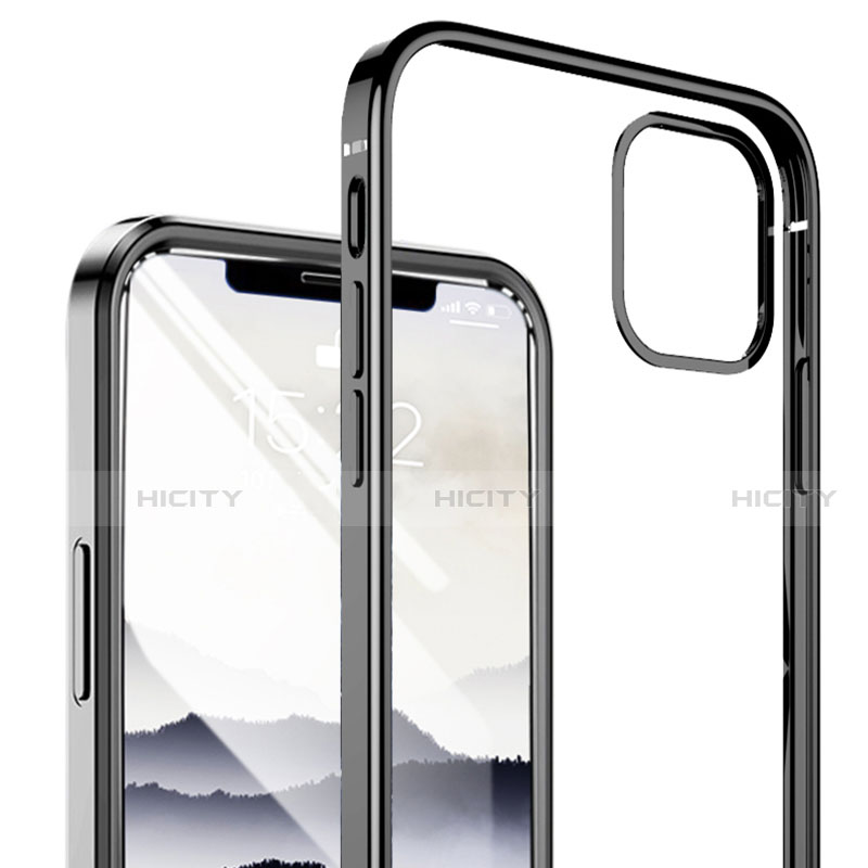 Custodia Silicone Trasparente Ultra Sottile Cover Morbida N01 per Apple iPhone 12