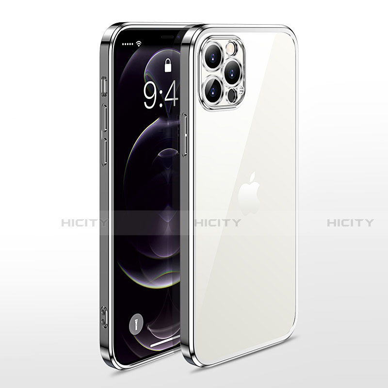 Custodia Silicone Trasparente Ultra Sottile Cover Morbida N01 per Apple iPhone 12 Pro