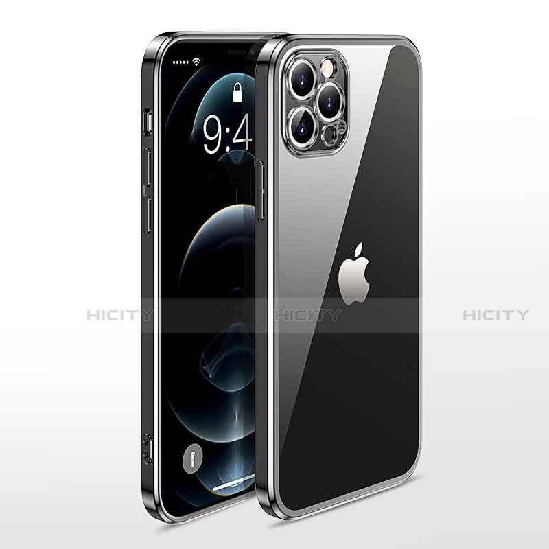 Custodia Silicone Trasparente Ultra Sottile Cover Morbida N01 per Apple iPhone 12 Pro Max