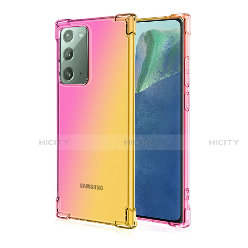 Custodia Silicone Trasparente Ultra Sottile Cover Morbida N01 per Samsung Galaxy Note 20 5G