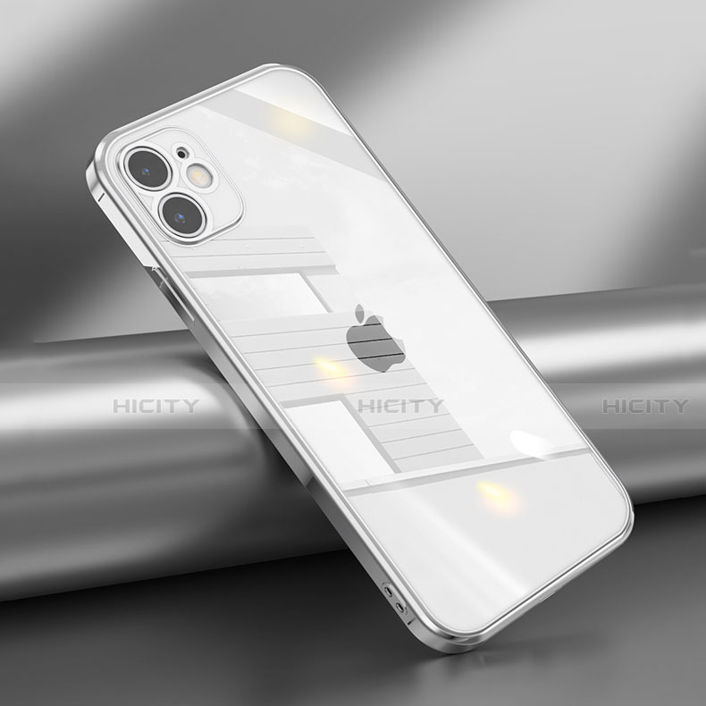 Custodia Silicone Trasparente Ultra Sottile Cover Morbida N02 per Apple iPhone 12