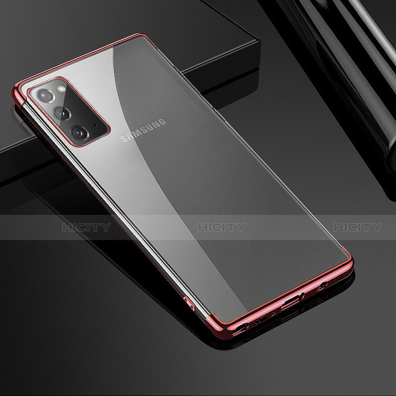 Custodia Silicone Trasparente Ultra Sottile Cover Morbida N03 per Samsung Galaxy Note 20 5G