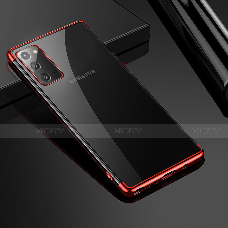 Custodia Silicone Trasparente Ultra Sottile Cover Morbida N03 per Samsung Galaxy Note 20 5G