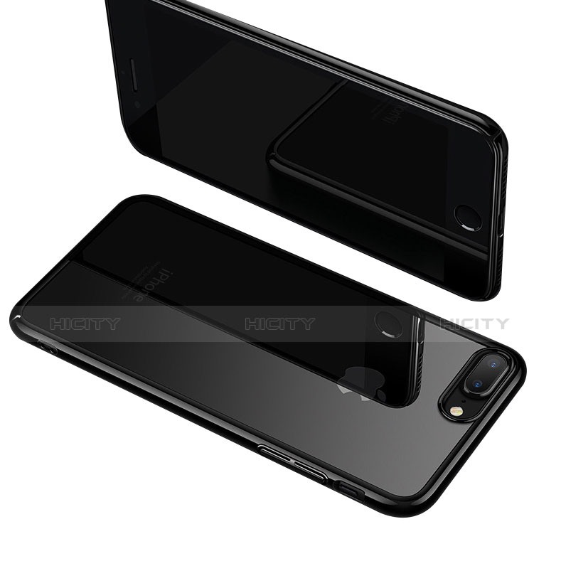 Custodia Silicone Trasparente Ultra Sottile Cover Morbida Q07 per Apple iPhone 8 Plus