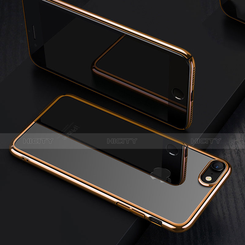 Custodia Silicone Trasparente Ultra Sottile Cover Morbida Q07 per Apple iPhone 8 Plus