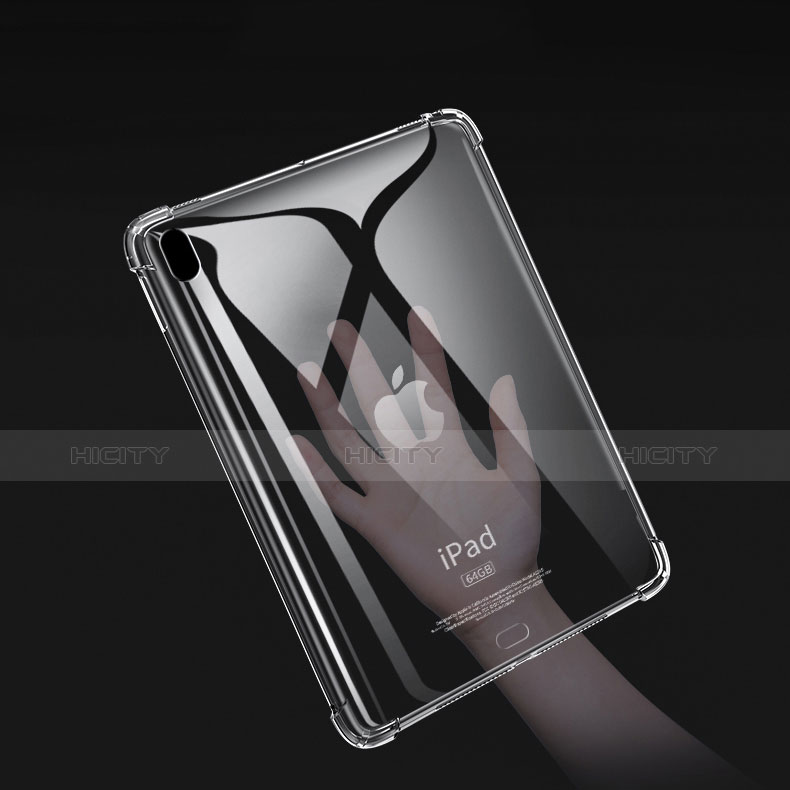 Custodia Silicone Trasparente Ultra Sottile Cover Morbida S01 per Apple iPad Pro 11 (2018)