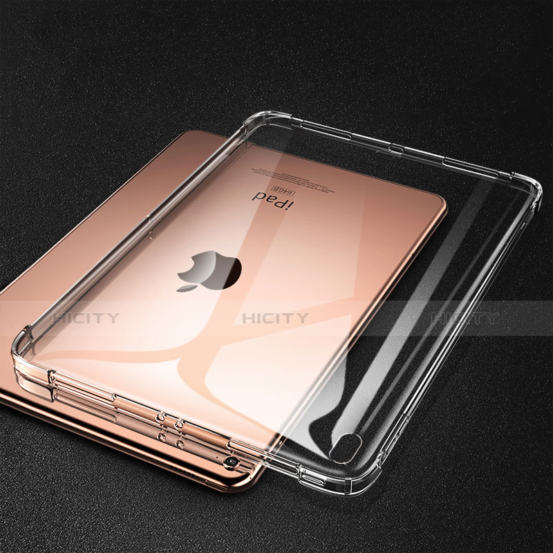Custodia Silicone Trasparente Ultra Sottile Cover Morbida S01 per Apple iPad Pro 11 (2018) Chiaro