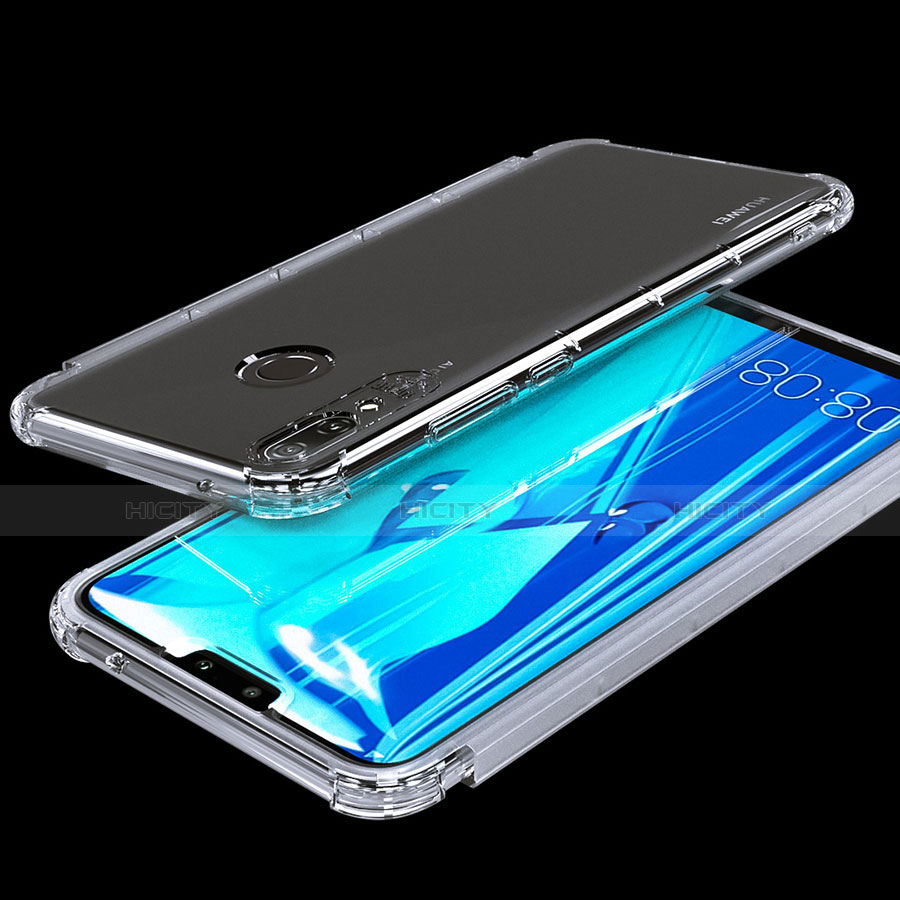Custodia Silicone Trasparente Ultra Sottile Cover Morbida S01 per Huawei Enjoy 9 Plus