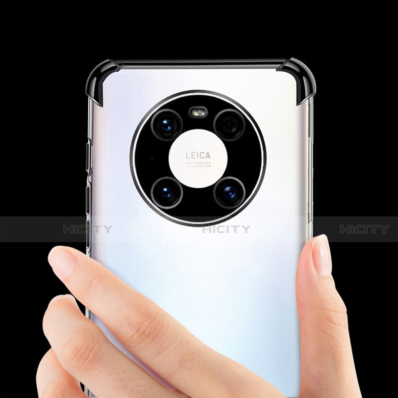 Custodia Silicone Trasparente Ultra Sottile Cover Morbida S01 per Huawei Mate 40