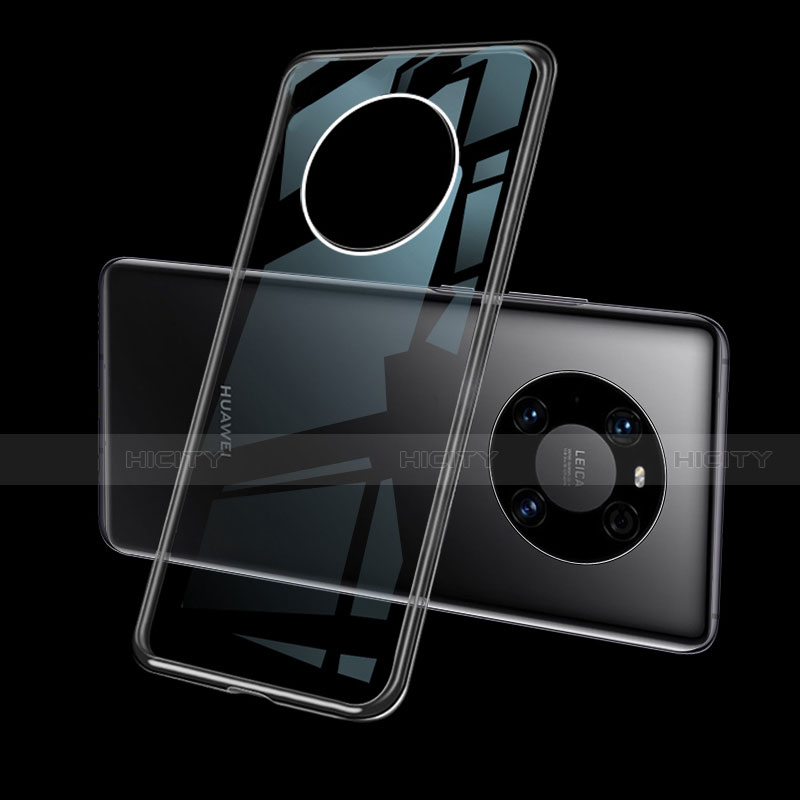 Custodia Silicone Trasparente Ultra Sottile Cover Morbida S01 per Huawei Mate 40 Pro Chiaro