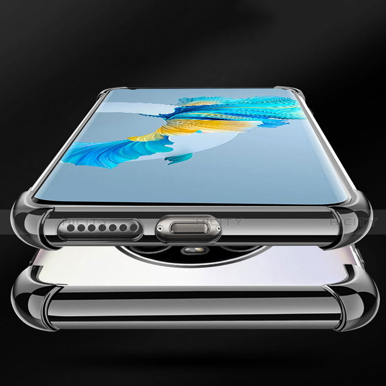 Custodia Silicone Trasparente Ultra Sottile Cover Morbida S01 per Huawei Mate 40E 5G
