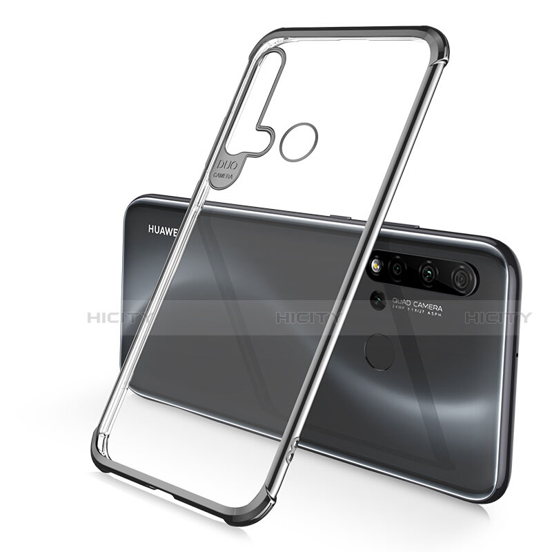 Custodia Silicone Trasparente Ultra Sottile Cover Morbida S01 per Huawei P20 Lite (2019)