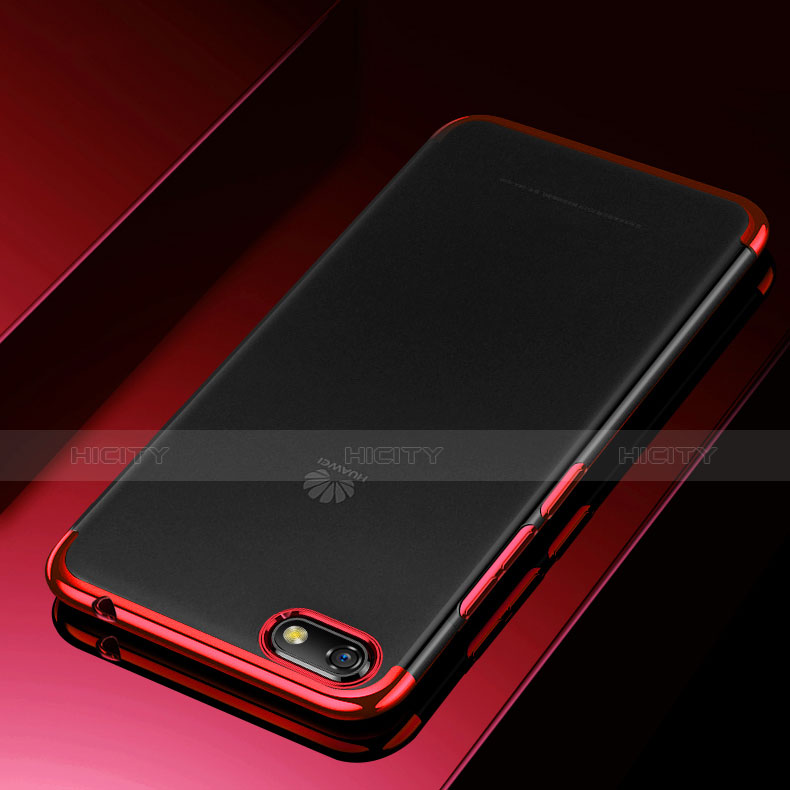 Custodia Silicone Trasparente Ultra Sottile Cover Morbida S01 per Huawei Y5 (2018)