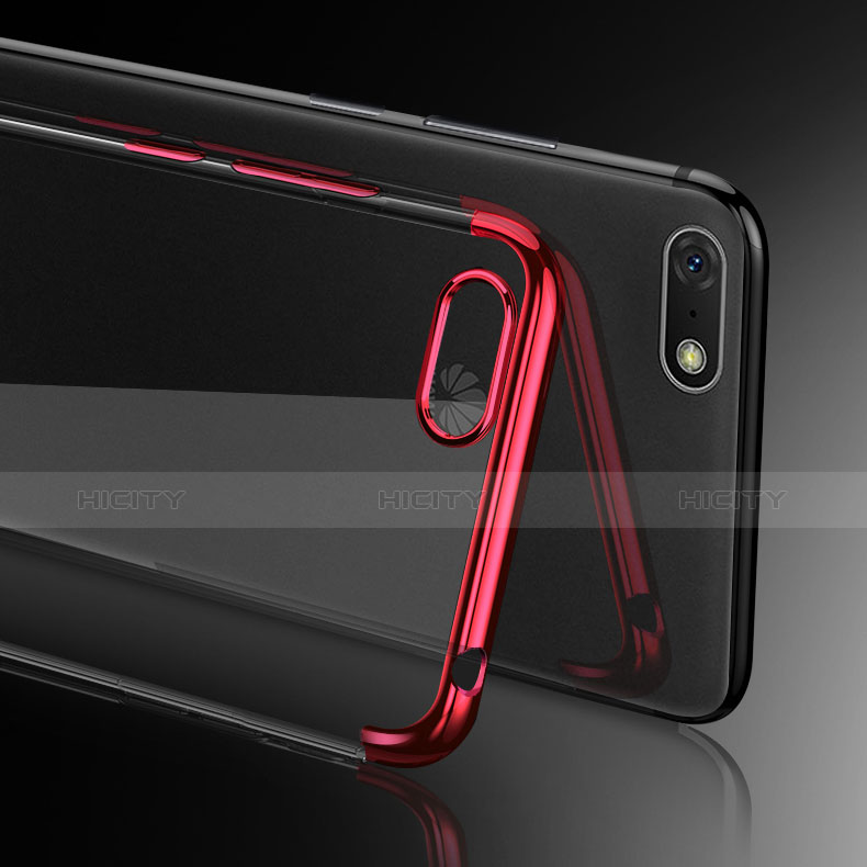 Custodia Silicone Trasparente Ultra Sottile Cover Morbida S01 per Huawei Y5 Prime (2018)