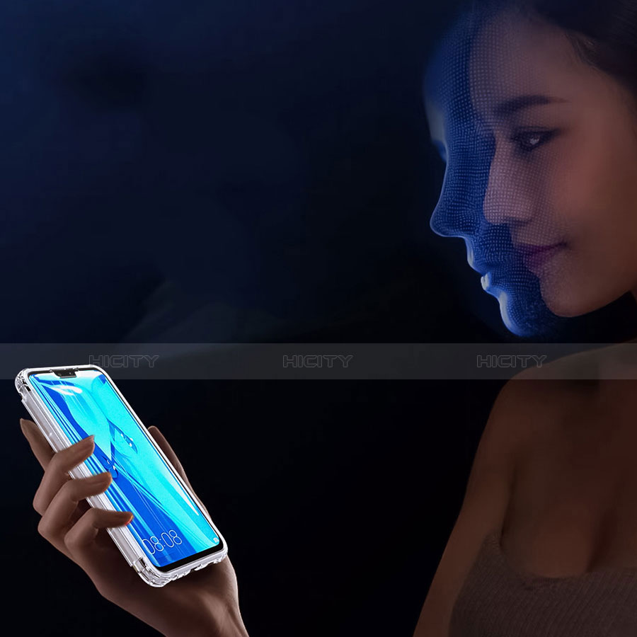 Custodia Silicone Trasparente Ultra Sottile Cover Morbida S01 per Huawei Y9 (2019)