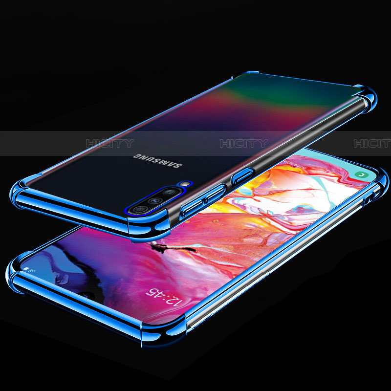 Custodia Silicone Trasparente Ultra Sottile Cover Morbida S01 per Samsung Galaxy A70