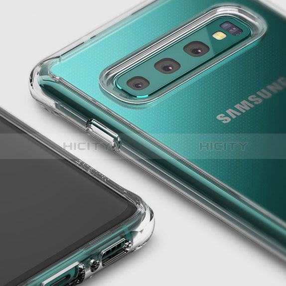 Custodia Silicone Trasparente Ultra Sottile Cover Morbida S01 per Samsung Galaxy S10 5G