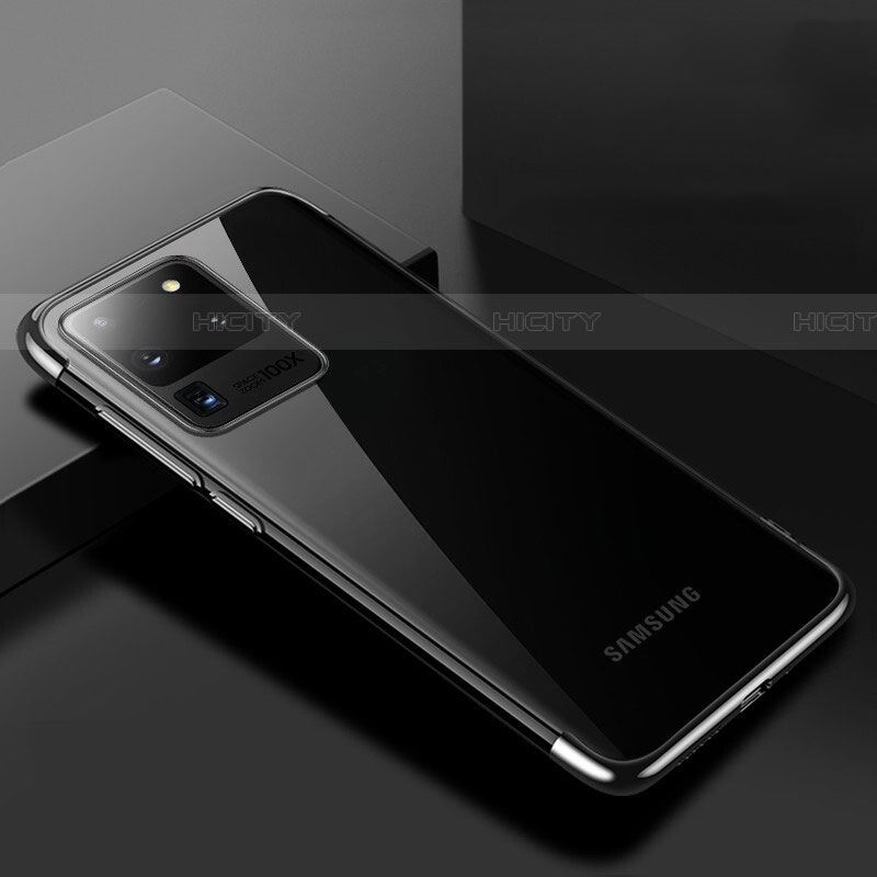 Custodia Silicone Trasparente Ultra Sottile Cover Morbida S01 per Samsung Galaxy S20 Ultra