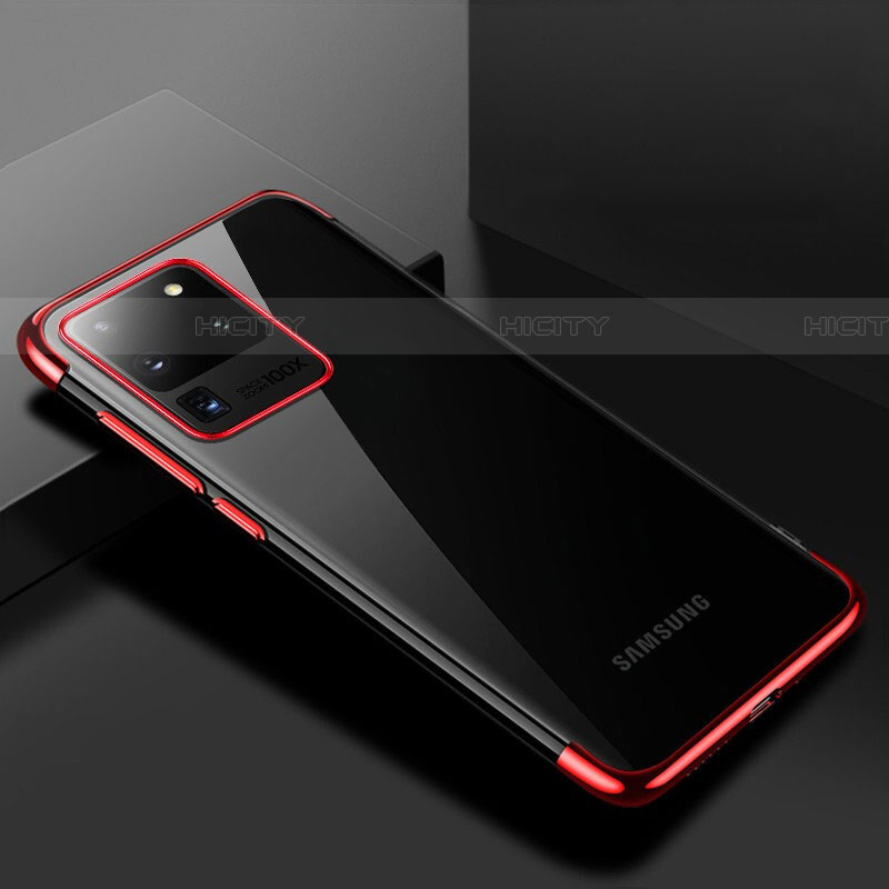 Custodia Silicone Trasparente Ultra Sottile Cover Morbida S01 per Samsung Galaxy S20 Ultra 5G