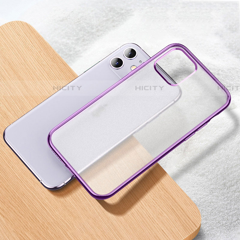 Custodia Silicone Trasparente Ultra Sottile Cover Morbida S02 per Apple iPhone 11