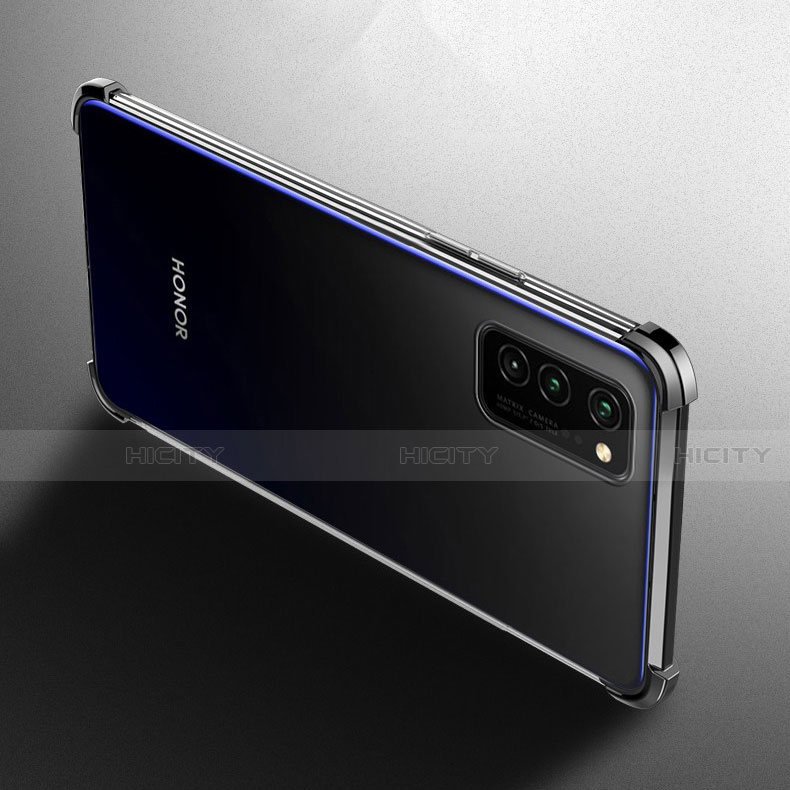 Custodia Silicone Trasparente Ultra Sottile Cover Morbida S02 per Huawei Honor View 30 Pro 5G