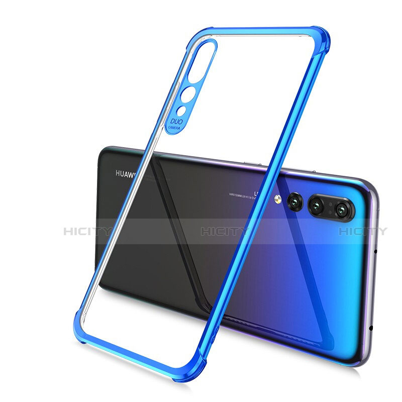 Custodia Silicone Trasparente Ultra Sottile Cover Morbida S02 per Huawei P20 Pro