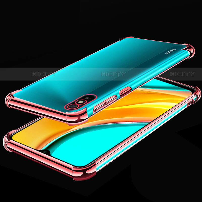 Custodia Silicone Trasparente Ultra Sottile Cover Morbida S02 per Xiaomi Redmi 9A