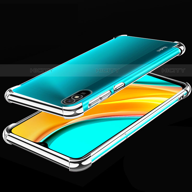 Custodia Silicone Trasparente Ultra Sottile Cover Morbida S02 per Xiaomi Redmi 9A