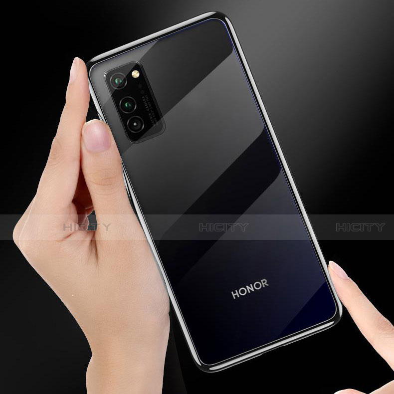 Custodia Silicone Trasparente Ultra Sottile Cover Morbida S03 per Huawei Honor View 30 5G