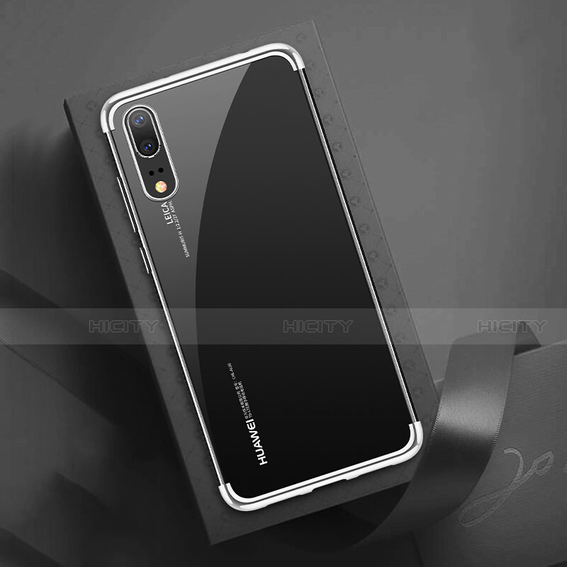 Custodia Silicone Trasparente Ultra Sottile Cover Morbida S03 per Huawei P20