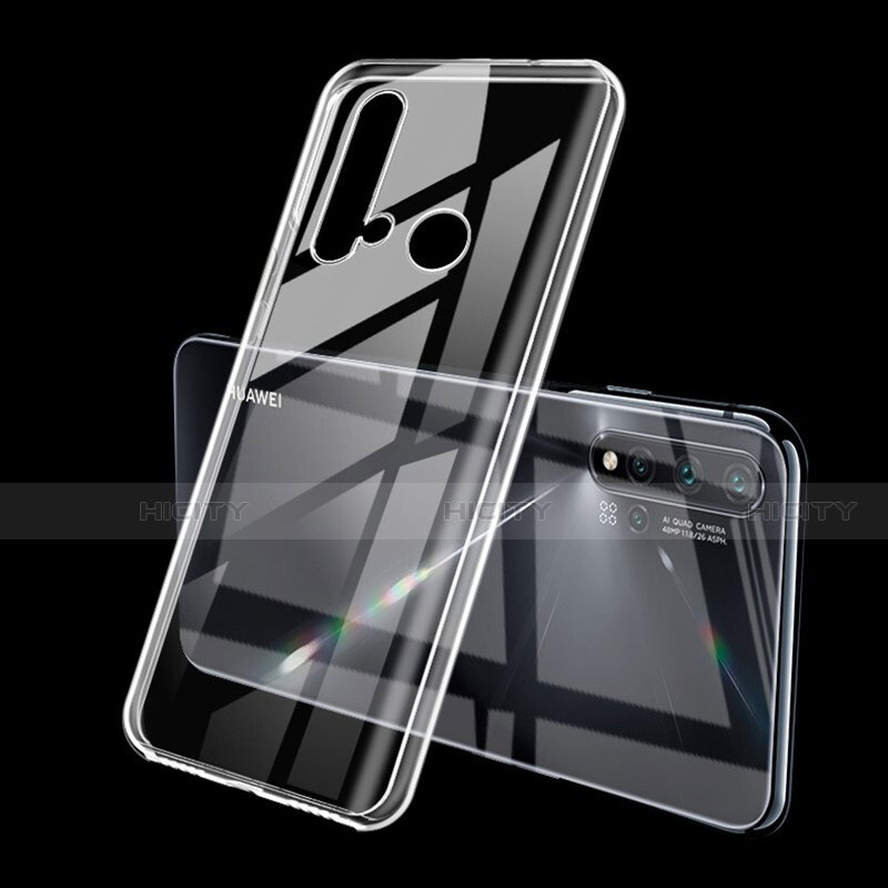 Custodia Silicone Trasparente Ultra Sottile Cover Morbida S03 per Huawei P20 Lite (2019)