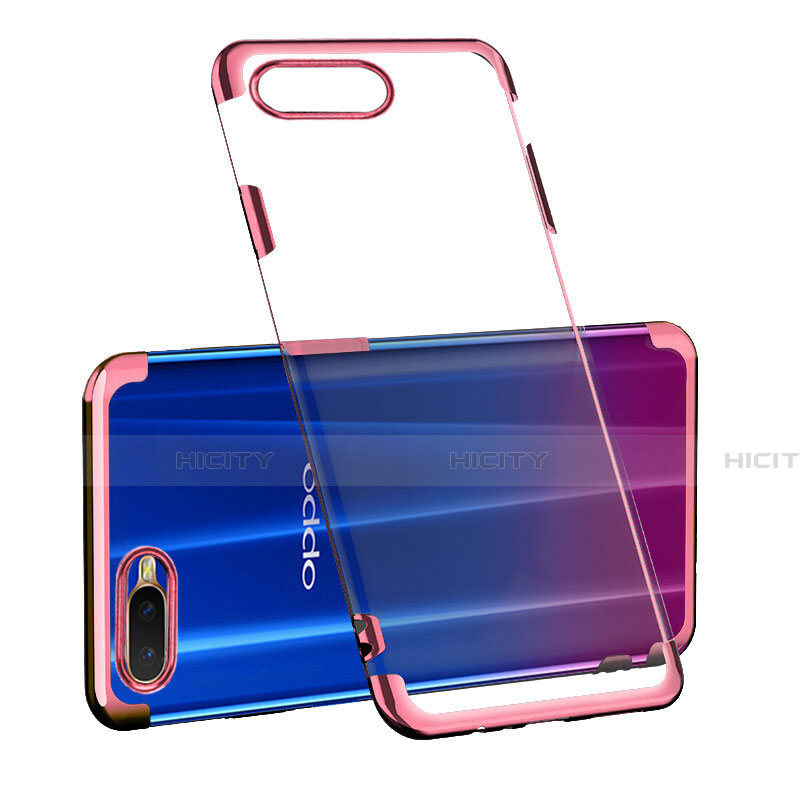 Custodia Silicone Trasparente Ultra Sottile Cover Morbida S03 per Oppo K1